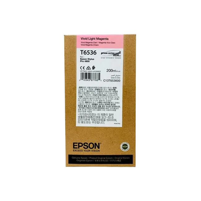 Epson - 200 ml - magenta vívido - original - cartucho de tinta - para Stylus Pro 4900, Pro 4900 Designer Edition, Pro 4900 Spectro_M1-1