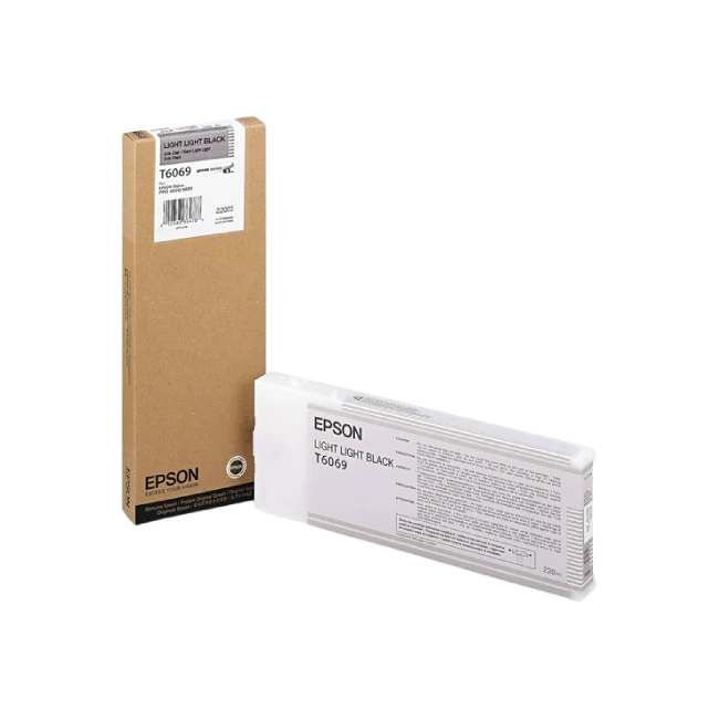 Epson T6069 - 220 ml - negro claro claro - original - cartucho de tinta - para Stylus Pro 4800, Pro 4880