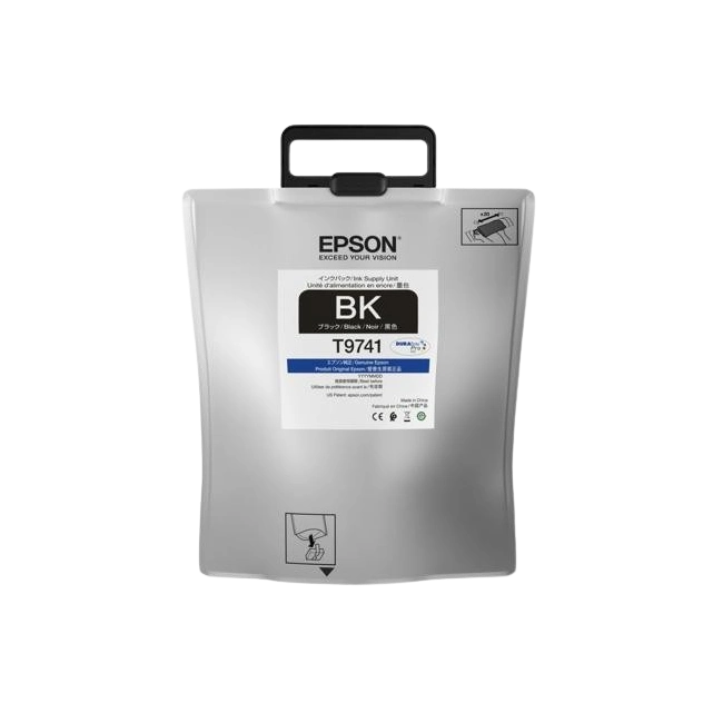 Epson T9741 - Gran capacidad - negro - original - blíster con alarmas de RF/acústica - cartucho de tinta - para WorkForce Pro WF-C869R, WF-C869RD3TWFC, WF-C869RDTWF, WF-C869RDTWFC