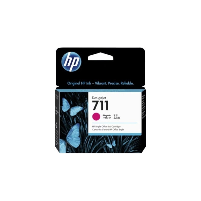 HP 711 - 29 ml - magenta - original - DesignJet - cartucho de tinta - para DesignJet T100, T120, T120 ePrinter, T125, T130, T520, T520 ePrinter, T525, T530-3
