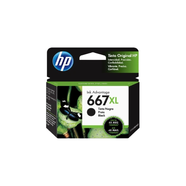HP - 667XL - Ink cartridge - Black - 3YM81AL
