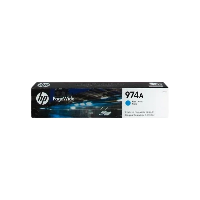 HP - 974a - Ink cartridge - Cyan - Pagewide