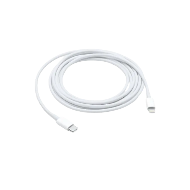Cable Cargador Apple 24 Pin USB-C Macho a Lightning Macho 2 Metros