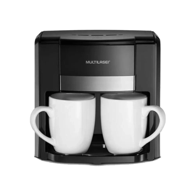 CAFETERA CON 2 TAZAS Y FILTRO PERMANENTE