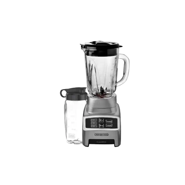 Licuadora Black+Decker BL1840MS Pulverix 3 Velocidades Jarra de Vidrio con Vaso Personal 700 Watts