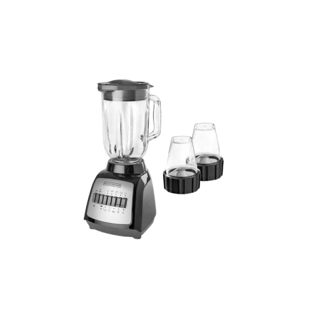 Licuadora Black+Decker BLBD210GB-2G 550 Watts Incluye 2 Jarras Pequeñas Para Moler