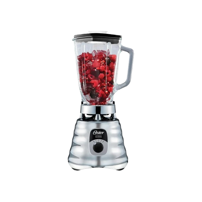 Licuadora Clasica Oster BLST4655-013 Cromada con Perilla Ergonómica de 3 Velocidades Color Negro-4