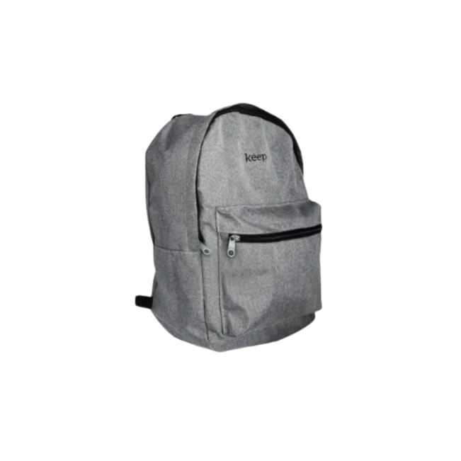 Mochila Universitaria Keep Colors Gris Oxford - BO433-1