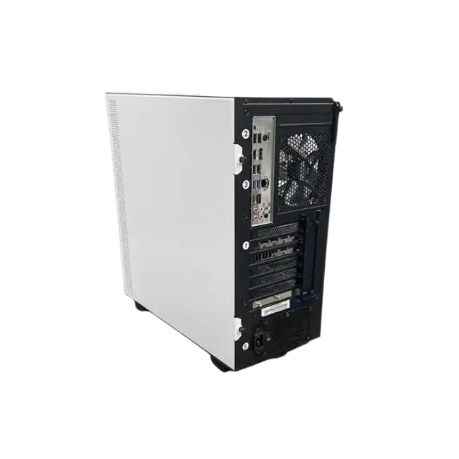 Case NZXT H Serie H510 Compacto Media Torre ATX Sin fuente Color Blanco/Negro