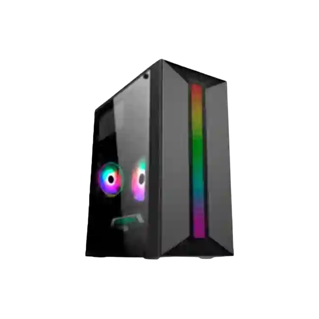 Case Gamer Eagle Warrior CG08Z3 H410 3 RGB Front Fans Vidrio Templado