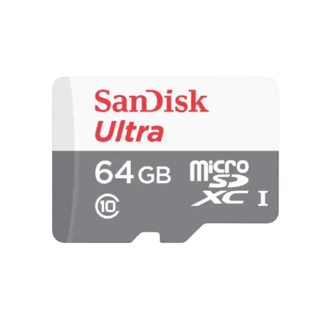 SanDisk Ultra - Tarjeta de memoria flash (adaptador microSDHC a SD Incluido) - 64 GB - Class 10 - microSDXC UHS-I