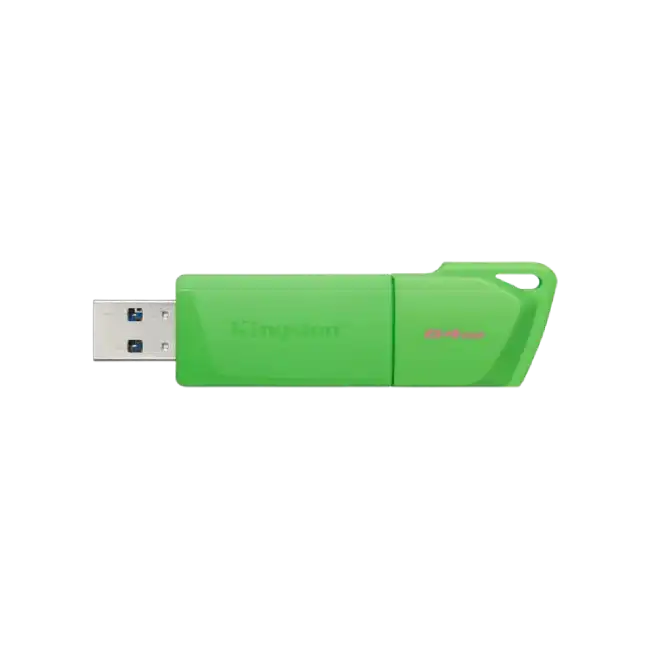 Kingston - USB flash drive - 64 GB - USB 3.2 Gen 1 - NEON Green - 64 GB