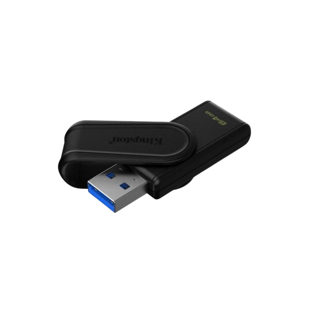 Kingston - USB flash drive - USB 3.2 Gen 1 - DataTraveler Exodia S Black