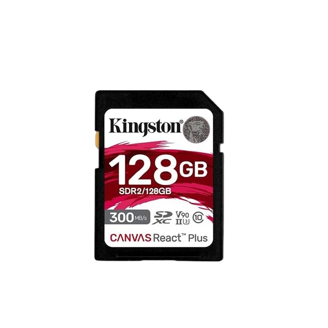 Kingston - Flash memory card - SD Memory Card - 128GB Canvas React Plus