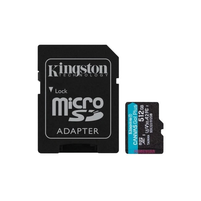 Kingston - Flash memory card - SDXC Canvas - 512GB SDXC Canvas Go Plus Gen4