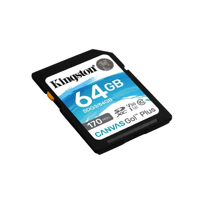 Kingston - Flash memory card - SDXC Canvas - 64GB SDXC Canvas Go Plus Gen4-2