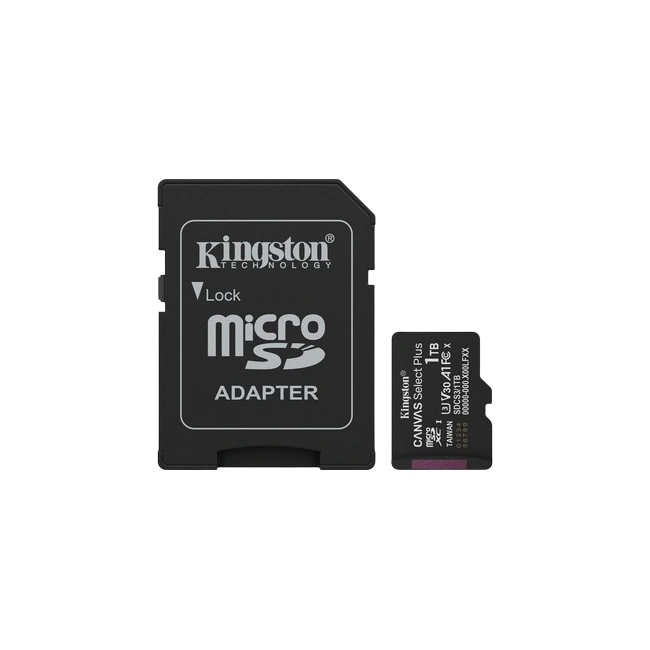 Kingston - Flash memory card - microSDHC - 1TB microSDXC Canvas Select Pl