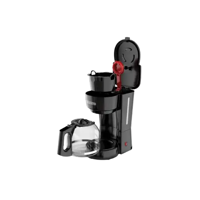 Cafetera Black+Decker CM0915BK-LA 12 Tazas Tecnologia Vortex Color Negro