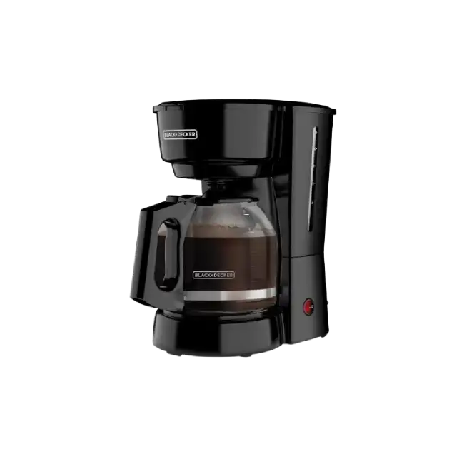 Cafetera Black+Decker CM0916B 12 tazas Jarra de Vidrio Filtro Permanente/Apagado Color Negro