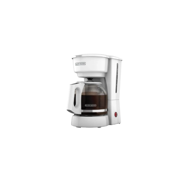 Cafetera Black+Decker CM0916W 12 Tazas Jarra de Vidrio Filtro Permanente/Apagado Color Blanco-3