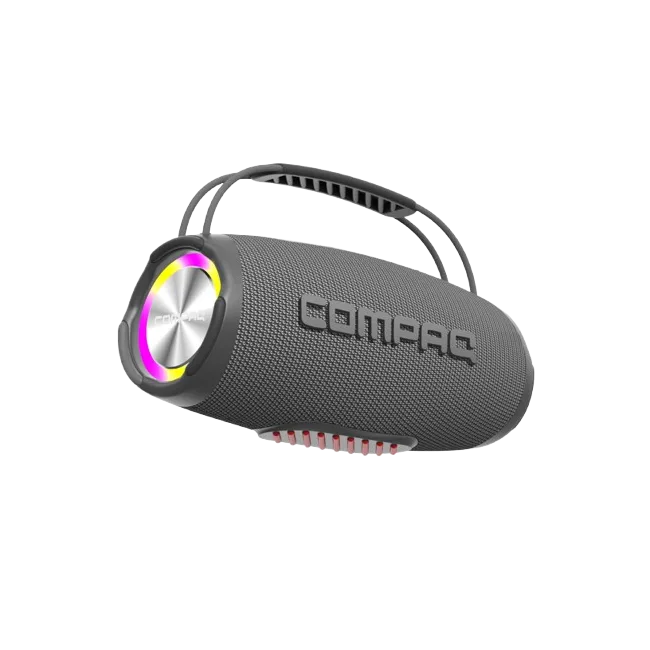 Bocina Portatil Compaq CMQ35 de 35W con Bluetooth y USB-C Color Gris-2