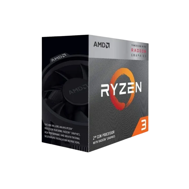 AMD Ryzen 3 3200G - 3.6 GHz - 4 núcleos - 4 hilos - 4 MB caché - Socket AM4 - Caja