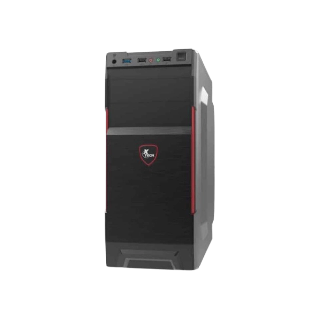 Xtech - Desktop - ATX - Black and red - 600W PS XTQ-214