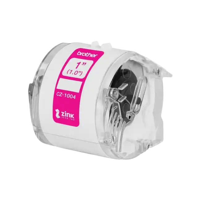 Rollo de cinta adhesiva Zero Ink. 1"- 25mm - Roll Cassette 5mts