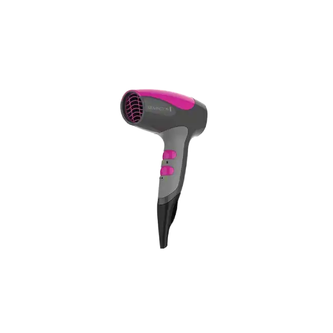 Secador Compacto Remington D5000 Color Gris Con Rosa