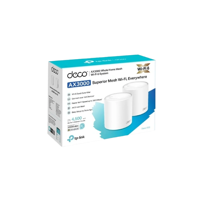 DECO TP-LINK MESH WIFI 6 AX3000 (2PACK)-1