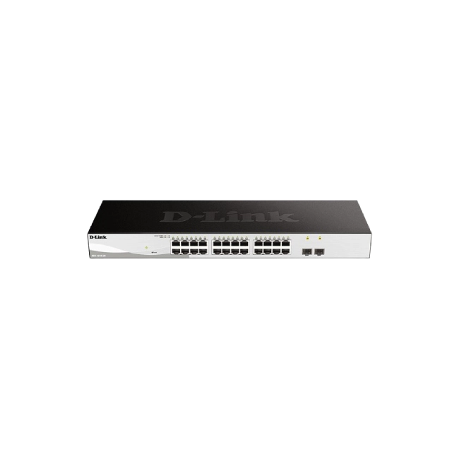 24-Ports 10/100/1000Mbps + 2-Ports SF