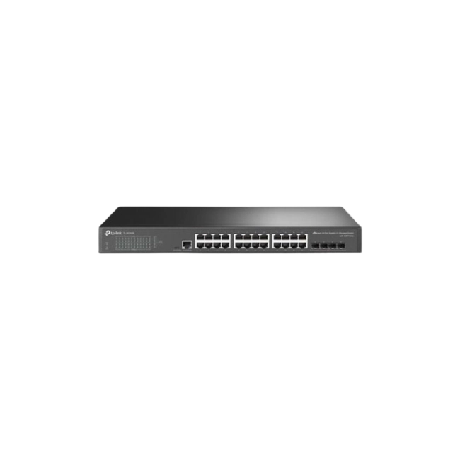 Switch L2 de 24 puertos + 4 Puertos GbE/SFP combo + PoE+