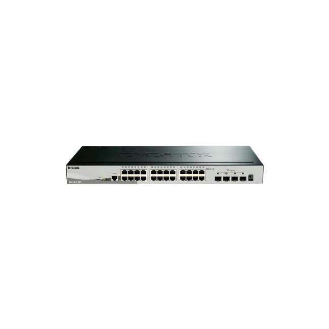 Switch 24 puertos PoE 10/100/1000BASE-T + 2 puertos 10G BASE-T + 4 puertos 10G SFP+ capa 3, apilable