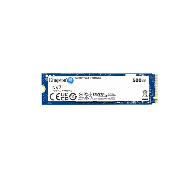 Kingston - Internal hard drive - 500 GB - M.2 2230 - Solid state drive - NV3 M.2 2230 PCIe 4.0 NVMe