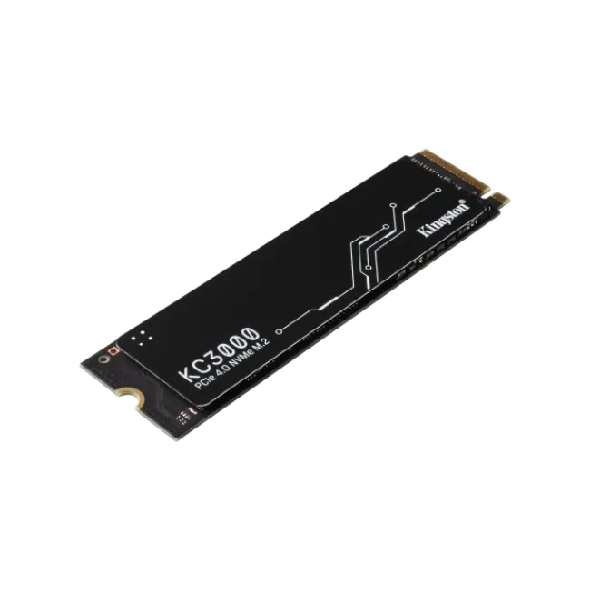 Kingston KC3000 - SSD - 512 GB - interno - M.2 2280 - PCIe 4.0 (NVMe) - para Intel Next Unit of Computing 12 Pro Kit - NUC12WSKi5