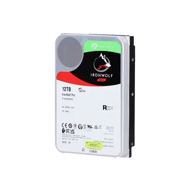 Seagate - Hard drive - Internal hard drive - 12 TB - 3.5" - 7200 rpm - SATA - NAS
