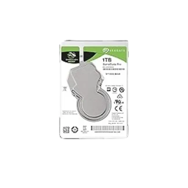 Seagate Guardian BarraCuda ST1000LM048 - Disco duro - 1 TB - interno - 2.5" - SATA 6Gb/s - 5400 rpm - búfer: 128 MB
