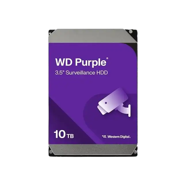 Western Digital WD Purple - Hard drive - Internal hard drive - 10 TB - 3.5" - 7200 rpm-1