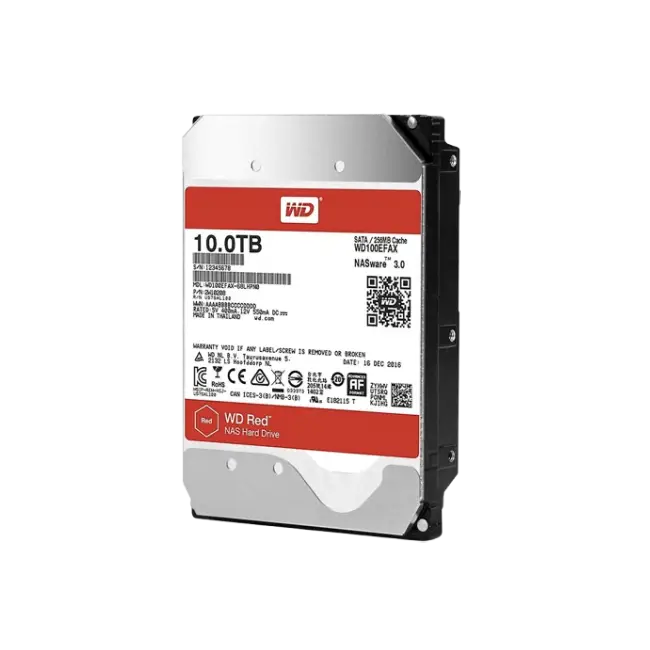 Western Digital WD Red Plus NAS Hard Drive - Internal hard drive - 10 TB - 3.5" - 5400 rpm - Serial ATA