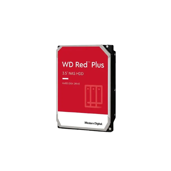 Western Digital WD Red Plus NAS Hard Drive - Internal hard drive - 12 TB - 3.5" - 7200 rpm - Serial ATA-2