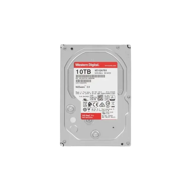 WD Red Pro WD102KFBX - Disco duro - 10 TB - interno - 3.5" - SATA 6Gb/s - 7200 rpm - búfer: 256 MB