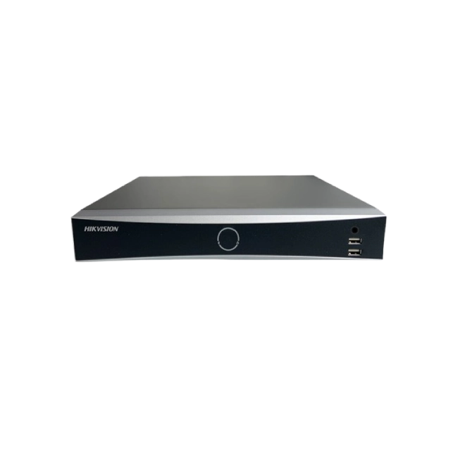 NVR Hikvision DS-7732NXI-K4 32 Canales AcuSense Resolucion Maxina 12 MPX  H.265+ 4 Slot HSS