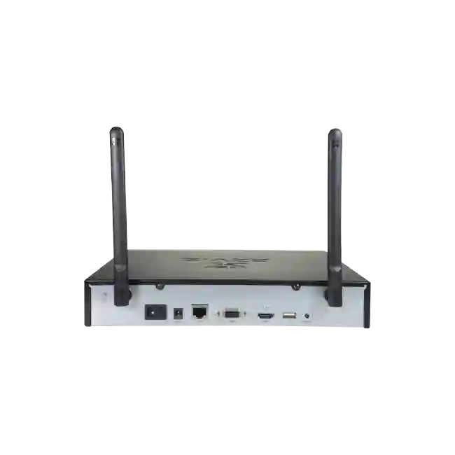 EZVIZ - NVR independiente de 1U - 8 canales de vídeo - CS-X5S-R100-8W - con salidas HDMI y VGA - Soporta cámaras de alta resolución de hasta 3K de calidad de vídeo - Alcance Wi-Fi hasta 100 m (300 ft) @2.4Ghz - Tecnología de vídeo H.265 - Hasta 8TB de alm-2