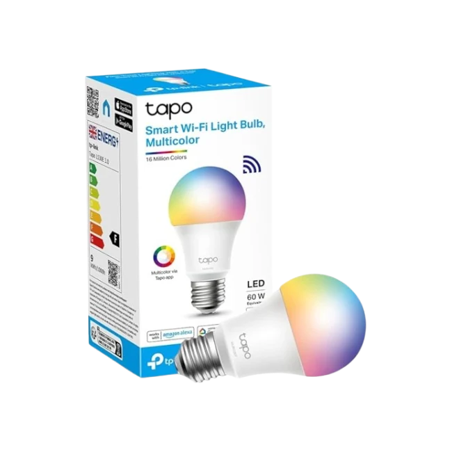Tapo L530E - Bombilla LED - E27 - 8.7 W (equivalente 60 W) - clase F - 2500-6500 K