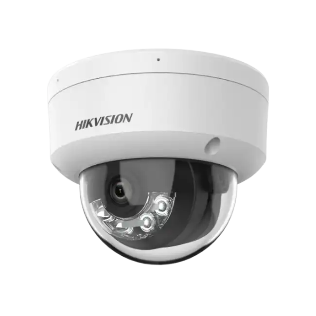 Hikvision 6MP Cámara de red tipo bala fija inteligente híbrida  - Micrófono incorporado - 6MP - Exterior - H.265+ - Focal fija 2.8mm - 3200 × 1800 - DWDR - IP67 - Micro SD