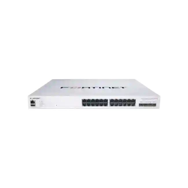 FortiSwitch-424E-FPOE Layer 2/3 FortiGate switch controller compatible PoE+ switch with 24 x GE RJ45 ports, 4 x 10 GE SFP+