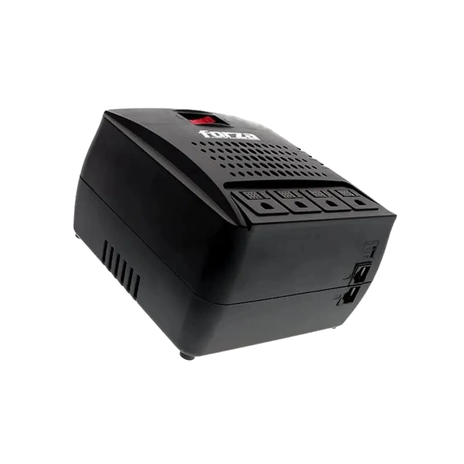 Regulador de Voltaje Automatico  FVR-3001  4 Tomas 3000VA-1500W 115V Color Negro