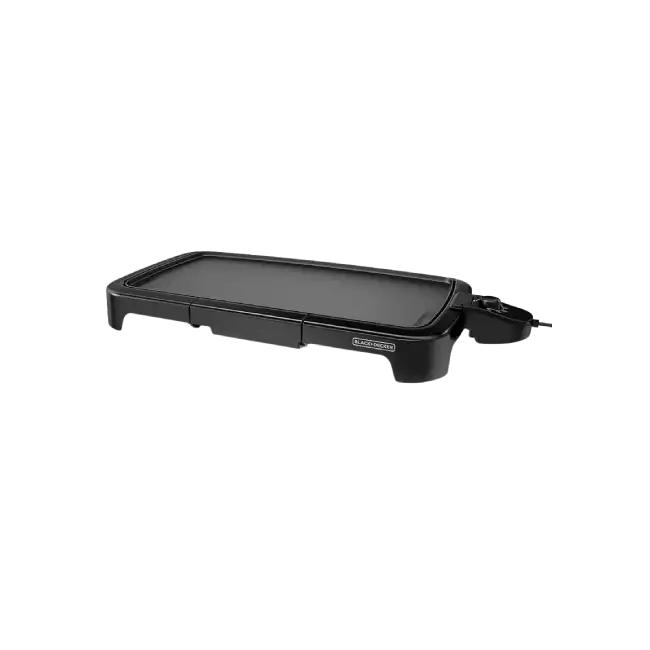 Parrilla Electrica Black+Decker GD2011B Con Bandeja de Goteo Antiadherente Color Negro