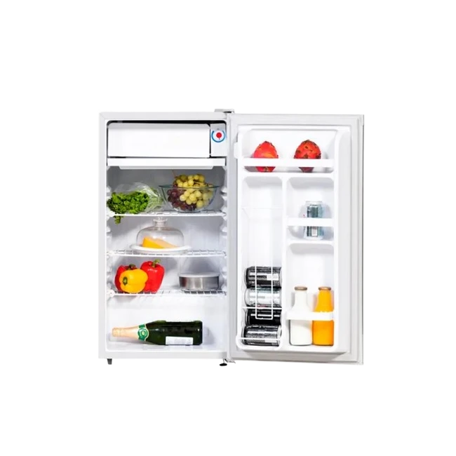 Refrigerador GRS GR100VCM Compacto con Freezer 100L Color Plateado