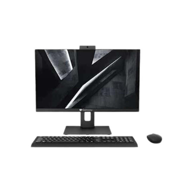 Computadora Todo en Uno Gateway GWAP42424 Pentium Silver J5040 128GB SSD 4GB RAM 23.8" 1920x1080 Win11 Color Negro Seminueva